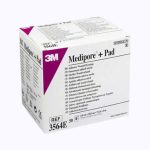 3M Medipore + Pad Soft Cloth Adhesive Wound Dressing - 3564E