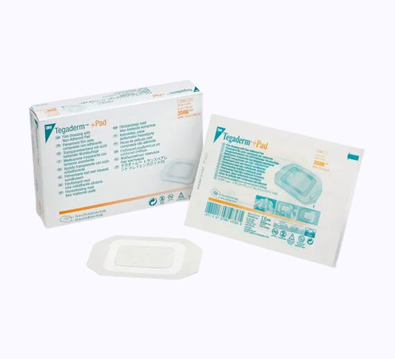 3M Tegaderm + Pad Transparent Dressing With Absorbent Pad-3586