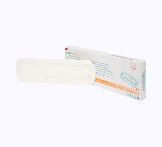 3M Tegaderm + Pad Transparent Dressing With Absorbent Pad-3593