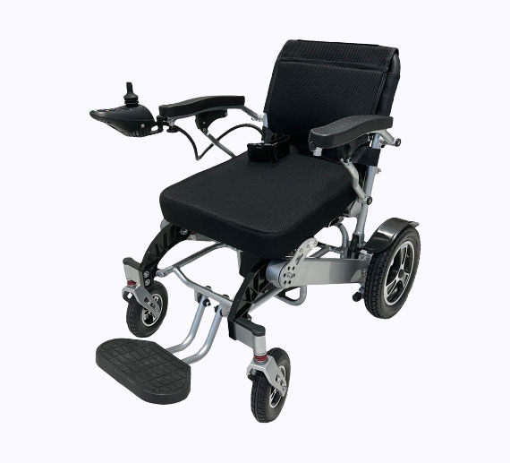 Remote Control Folding Electric Wheelchair, 6012 – Black