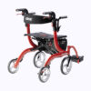 Drive Medical Nitro Duet Rollator and Transport Wheelchair