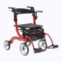 Drive Medical Nitro Duet Rollator and Transport Wheelchair