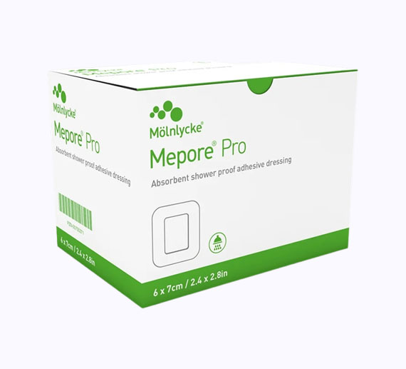 Mepore Pro 6cm x 7cm, 60's/box