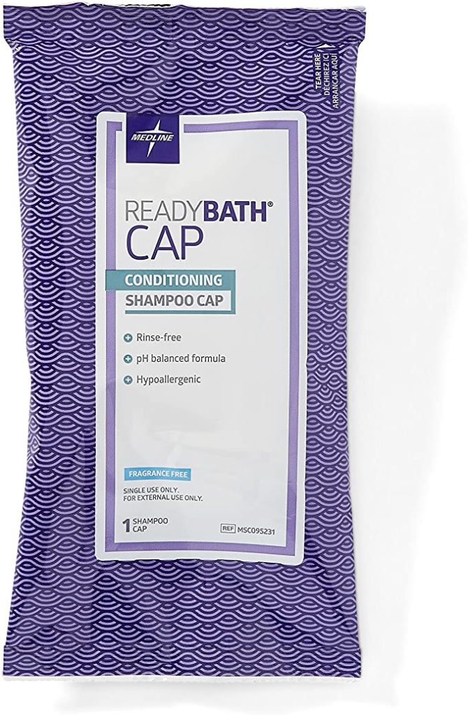 Medline ReadyBath RinseFree Conditioning Shampoo Cap MedKart Online