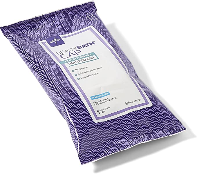 Medline ReadyBath RinseFree Conditioning Shampoo Cap MedKart Online