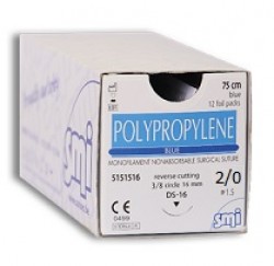 2/0 Polypropylene (Blue), Surgical Suture