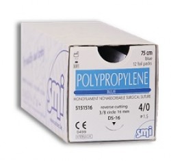 4/0 Polypropylene (Blue), Surgical Suture