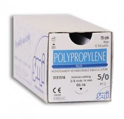 5/0 Polypropylene (Blue), Surgical Suture