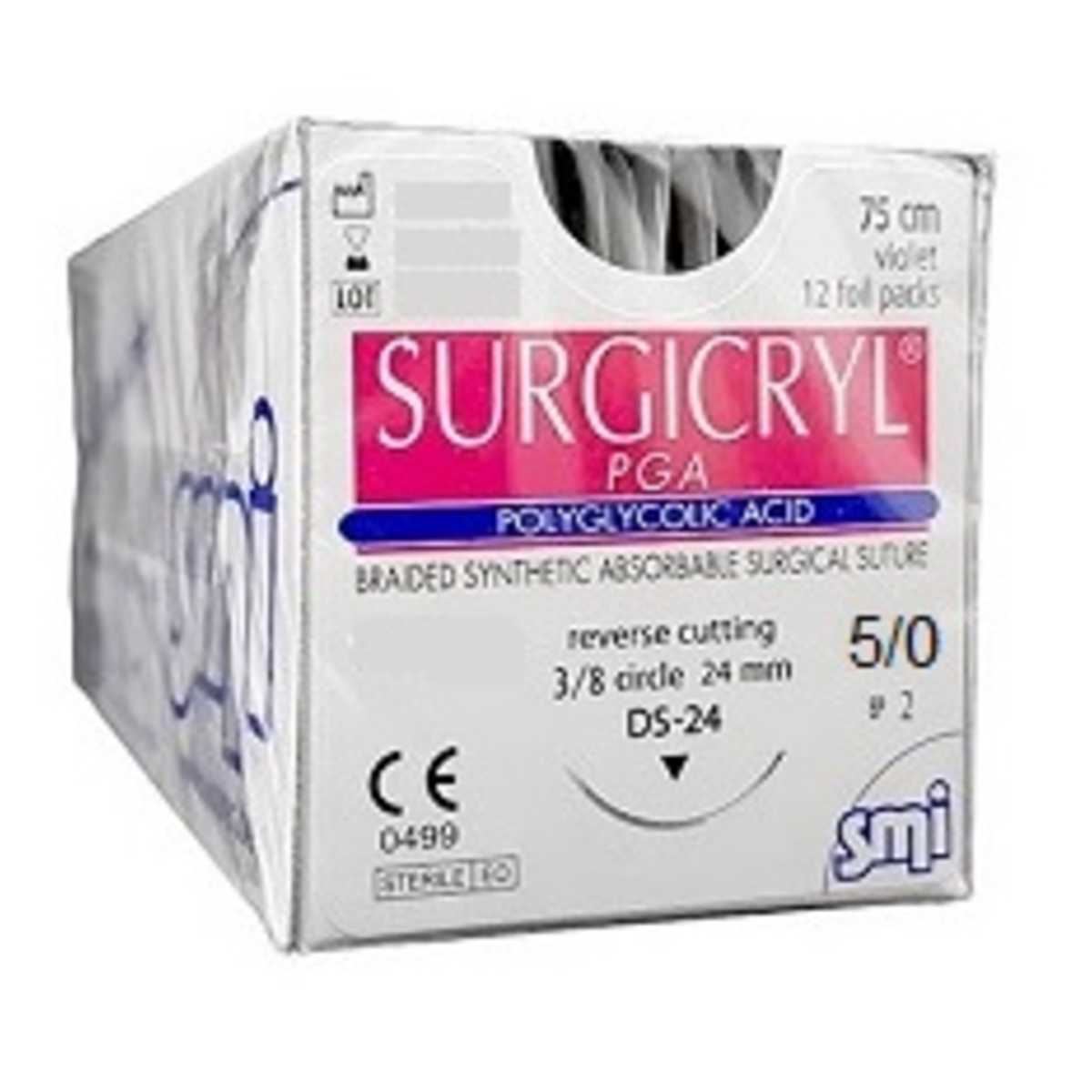 5/0 Surgicryl Pga (Polyglycolic Acid)