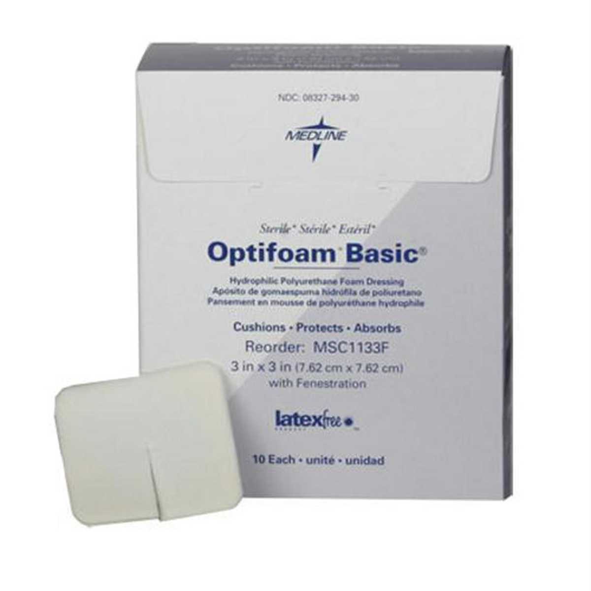 Optifoam Basic Hydrophilic Polyurethane Foam Dressings